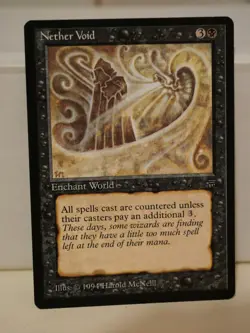 Nether Void - Legends (LEG) 1994 - MTG Magic the Gathering RARE - Image 1
