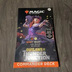 MTG Commander Outlaws of Thunder Junction Most Wanted Commander Deck New Sealed - Image 1