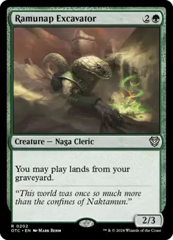 Ramunap Excavator - NM (MTG Outlaws of Thunder Junction: Commander 202) - Image 1