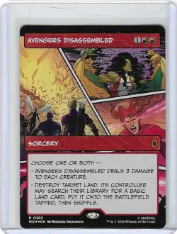 Avengers Disassembled 302 Foil R- Marvel - MTG - Borderless - NM - Image 1