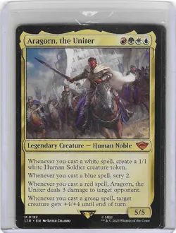 Aragorn, the Uniter #192 M - NM - Magic the Gathering - MTG - Image 1