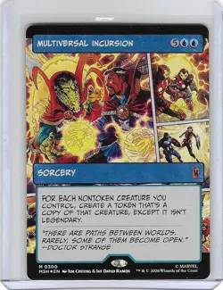 Multiversal Incursion 300 Foil M- Marvel - MTG - Borderless - NM - Image 1