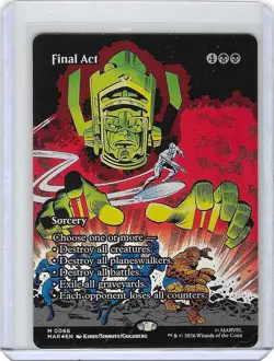 Final Act #66 M Foil - Marvel - MTG - Borderless - Magic the Gathering - NM - Image 1