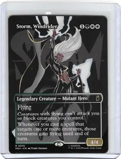 Storm, Windrider #375 R - Marvel - MTG - Borderless - NM - Image 1