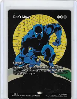 Don't Move #43 M - Marvel - MTG - Borderless - NM - Image 1