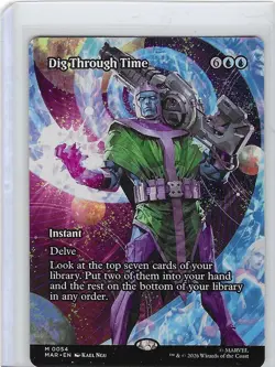 Dig Through Time #54 M- Marvel - MTG - Borderless - NM - Image 1