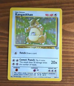 Kangaskhan 5/64 Jungle Set Holo Rare Pokemon WOTC LP Pokemon TCG - Image 1