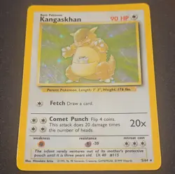 Kangaskhan 5/64 Jungle NO SYMBOL Error Holo Rare Pokemon Card LP/MP - Image 1