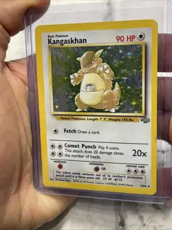 Pokemon TCG Kangaskhan Holo Rare 5/64 Jungle Pokemon Card MP+ WOTC Vintage Vtg - Image 2