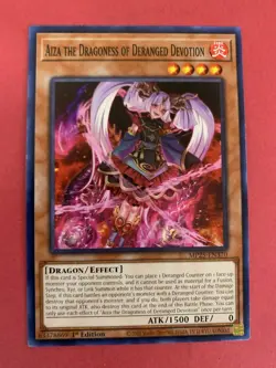 Yugioh! Aiza the Dragoness of Deranged Devotion MP25-EN370 Common 1st Ed NM - Image 1
