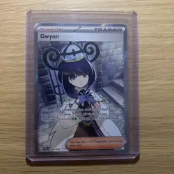 Pokemon TCG Gwynn 109/084 Pitch Black Illustration Rare Full Art Holo Eng - Image 1