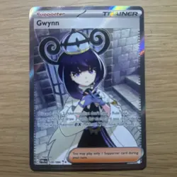 Pokemon TCG Gwynn 109/084 Pitch Black Illustration Rare Full Art Holo Eng - Image 3