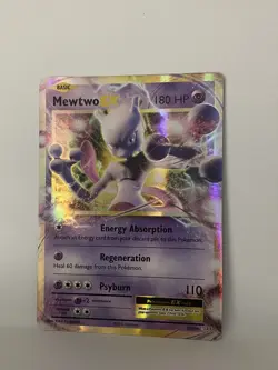 Pokemon TCG Mewtwo EX 52/108 XY Evolutions Ultra Rare Holo - Image 1