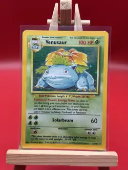 Pokemon TCG Venusaur Base Set 15/102 Holo Unlimited Holo Rare (MP) - Image 1