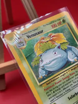 Pokemon TCG Venusaur Base Set 15/102 Holo Unlimited Holo Rare (MP) - Image 2