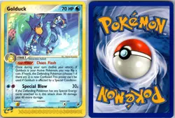 Pokemon Golduck Card 17/100 EX Sandstorm Non-Holo Rare TCG - Image 1