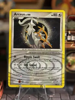 2009 Pokemon Platinum Arceus LV.100 AR5 Holo Rare NM - Image 1