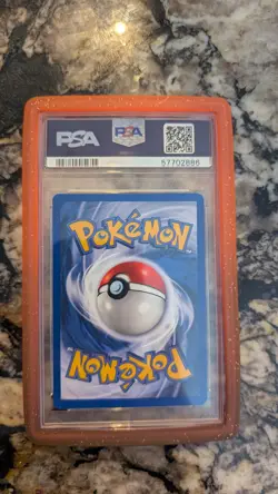 Pokemon Neo Destiny Dark Typhlosion Holo Rare Card PSA 9 10/105 With Guard - Image 2