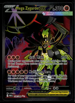 Mega Zygarde ex 104/088 Perfect Order Holo Ultra Rare Pokemon - Image 1
