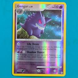 Pokemon TCG Diamond & Pearl Gengar 27/130 Reverse Holo Rare 110 HP English 2007 - Image 1