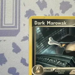 Dark Marowak Non-Holo Rare NM 7/109 EX Team Rocket Returns Pokemon - Image 3