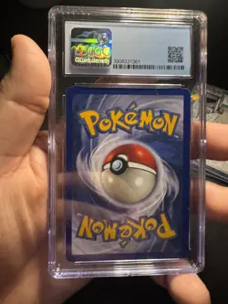 1999 Ninetails Holo Rare Base Set Unlimited 12/102 Pokemon TCG CGC 8 NM/Mint - Image 3