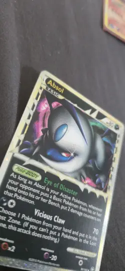 Pokemon TCG Absol Prime Holo Rare Card Triumphant 91/102 LP Condition - Image 3