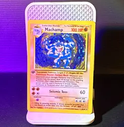 Wizards of the Coast 1st Edition Machamp Base Set 8/102 Holo Rare (1999) - Image 1