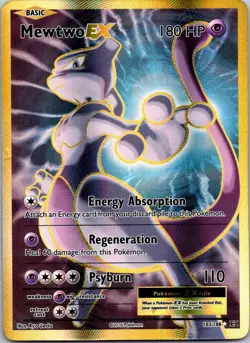 Mewtwo EX (Full Art) Holo Ultra Rare XY - Evolutions Pokemon 103/108 LP - Image 1