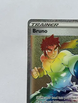 Bruno 172/163 Battle Styles NM Full Art Secret Rainbow Rare Pokemon Card - Image 2