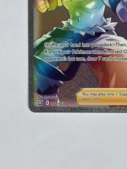Bruno 172/163 Battle Styles NM Full Art Secret Rainbow Rare Pokemon Card - Image 4