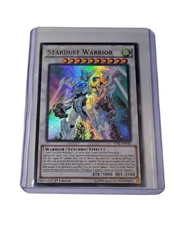 🔥Yugioh Stardust Warrior SDSE-EN040 Ultra Rare 1st Ed LP - Image 1