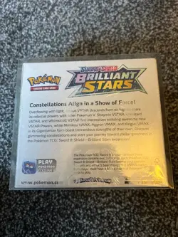 Pokemon Tcg Brilliant Stars Booster Box 36 Packs Sealed - Image 2