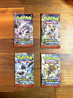 SEALED - Pokemon TCG: (4) XY BreakThrough Booster Packs 2015 (Complete Art-Set) - Image 1