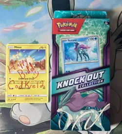 Pokemon TCG : Knock Out Collection [Suicune] : 2 Booster Packs : 1 Foil - Sealed - Image 1