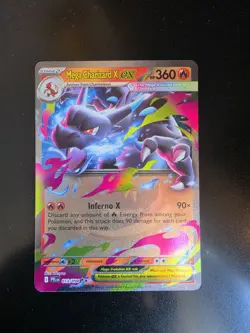 Pokemon TCG Mega Charizard X ex 013/094 Phantasmal Flames Double Rare NM Card - Image 2