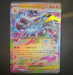 Pokemon TCG Mega Charizard X ex 013/094 (Phantasmal Flames), Double Rare Holo EN - Image 1