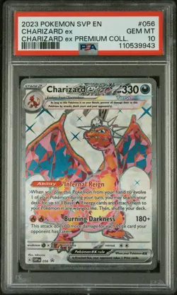 Pokemon Charizard EX Premium Collection 056 Black Star Promo PSA 10 - Image 1