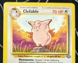 Clefable 17/64 Jungle Non-Holo Rare Pokemon Card Vintage Wotc Lightly Played - Image 2
