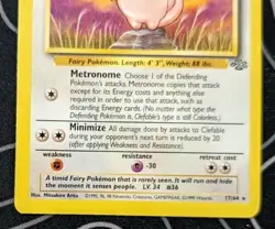 Clefable 17/64 Jungle Non-Holo Rare Pokemon Card Vintage Wotc Lightly Played - Image 3