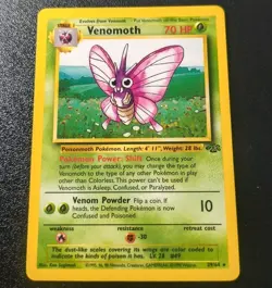 Pokemon Jungle Venomoth Rare Card 29/64 LP - Image 1