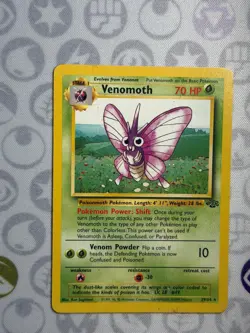 VENOMOTH 29/64 RARE JUNGLE POKEMON UNLIMITED NEAR MINT - Image 1
