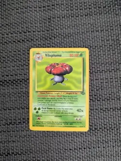 Vileplume 31/64 Non Holo Jungle Set Rare Pokemon Card WOTC - Image 1