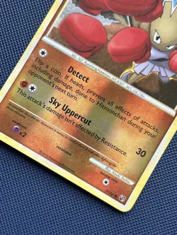 Hitmonchan 51/90 HGSS Undaunted Reverse Holo Common Pokemon Card - LP - Image 2