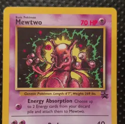 Mewtwo Pokemon TCG WotC Promo 14/53 Holo English 70 HP Basic - Image 2