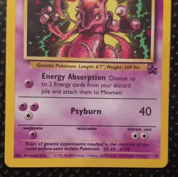 Mewtwo Pokemon TCG WotC Promo 14/53 Holo English 70 HP Basic - Image 3
