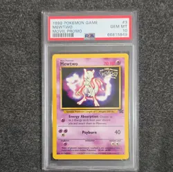 Pokemon TCG Mewtwo Movie Promo 03/53 WotC Promo 70 HP Regular English - Image 1