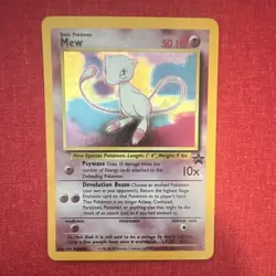 Pokemon TCG Mew 09/53 Wotc Promo Holo Promo Basic Eng 1999 50 HP Sugimori - Image 1