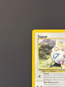 Wizards Pokemon TCG Togepi 30/53 Wotc Promo Regular Promo HP30 English - Image 3