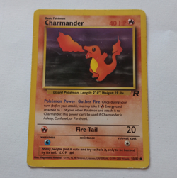Charmander 50/82 Team Rocket 2000 40 HP English Pokemon TCG Pokemon Card WOTC - Image 1